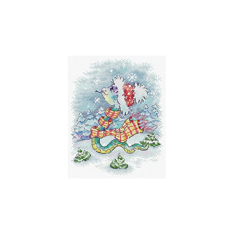 Cross stitch kit "Snow Walk" SM-793