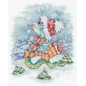 Cross stitch kit "Snow Walk" SM-793