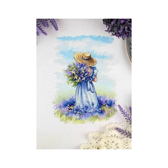 Cross stitch kit "Lavender Walk" SNV-847