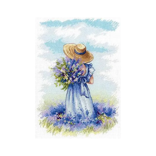 Cross stitch kit "Lavender Walk" SNV-847