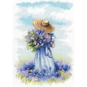 Cross stitch kit "Lavender Walk" SNV-847