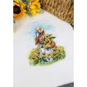 Cross stitch kit "Across the sunny field" SNV-849