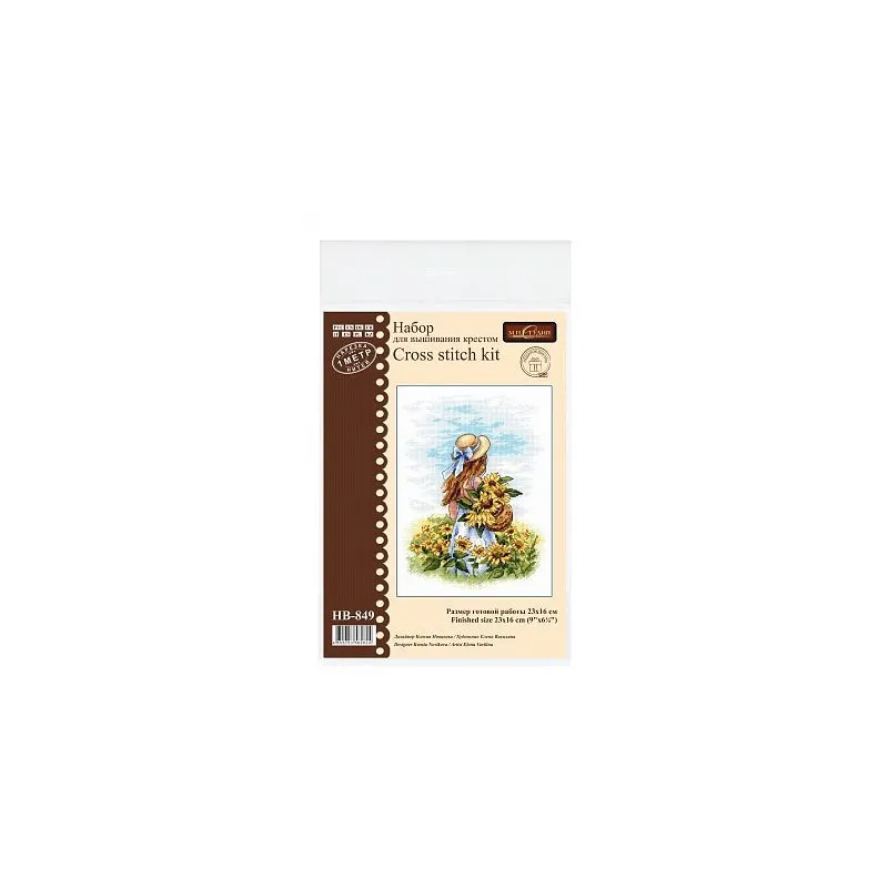 Cross stitch kit "Across the sunny field" SNV-849