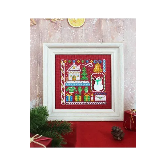 Cross stitch kit "Mini Sampler. New Year" SNV-939