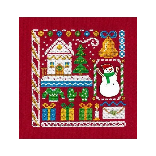 Cross stitch kit "Mini Sampler. New Year" SNV-939