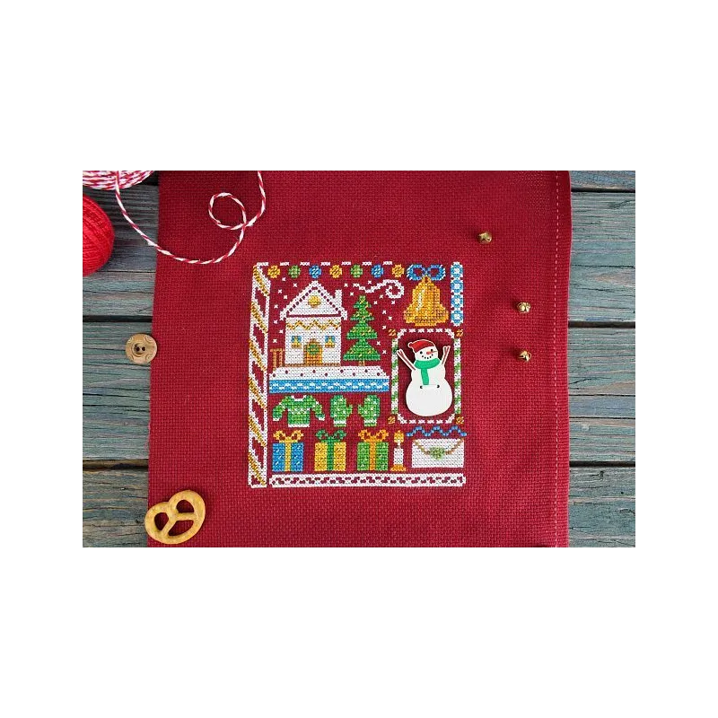 Cross stitch kit "Mini Sampler. New Year" SNV-939