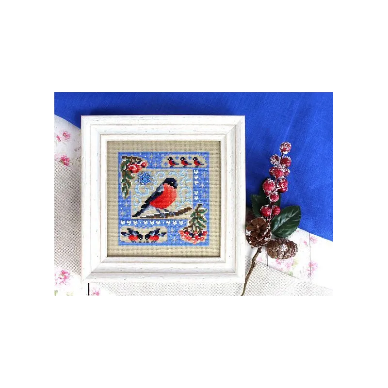 Cross stitch kit "Mini sampler. Winter composition" SNV-946