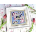 Cross stitch kit "Mini-sampler. Spring composition" SNV-947