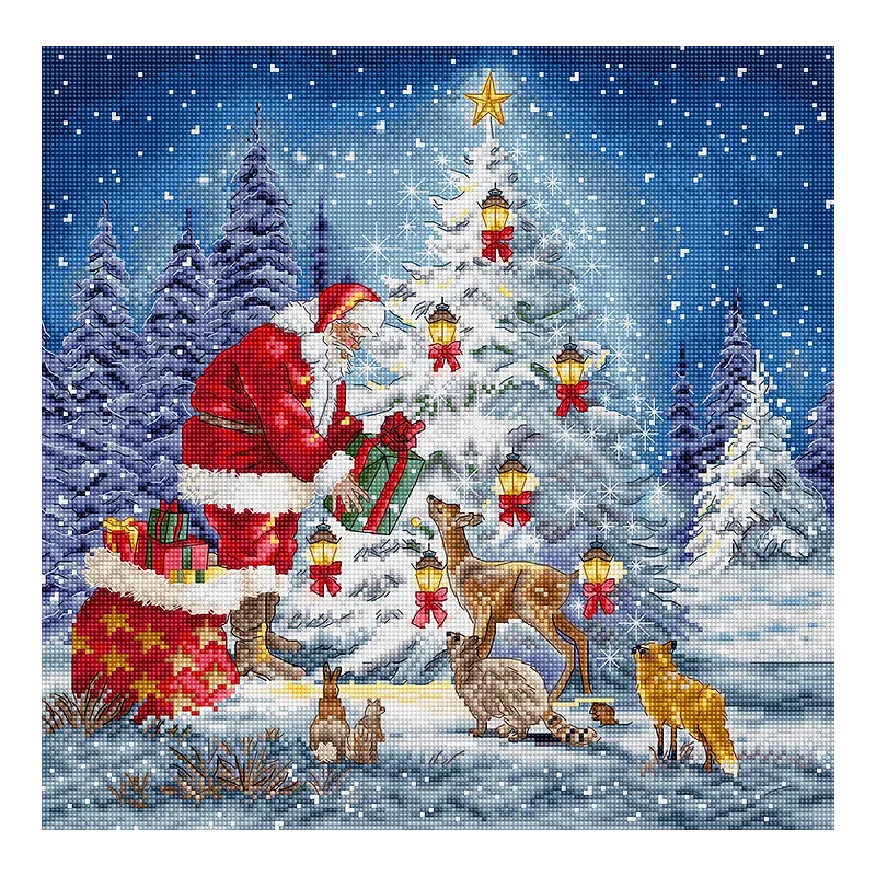 Santa 29x29cm SLETIL8200