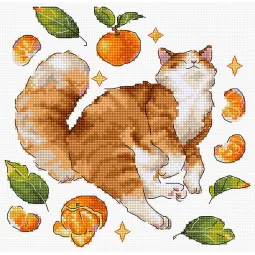 Kit de point de croix Ginger 15x15cm SLETIL8804