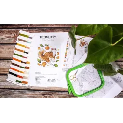 Cross stitch kit Ginger 15x15cm SLETIL8804