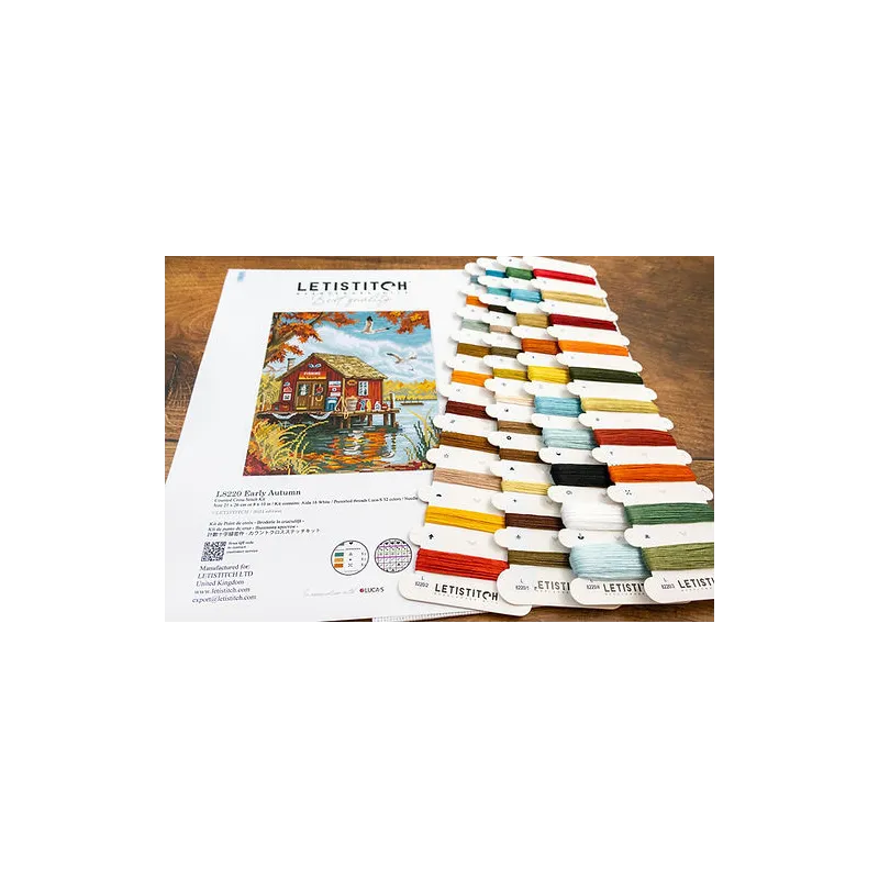 Kit de point de croix Début d'automne 21x26cm SLETIL8220