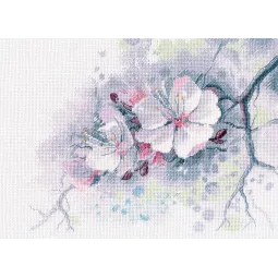 Kit de point de croix "À propos du printemps" S1618