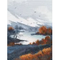 Cross stitch kit "Mountains love silence" S1619