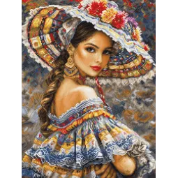 Kit de point de croix "La fête mexicaine" 30x40cm SB706