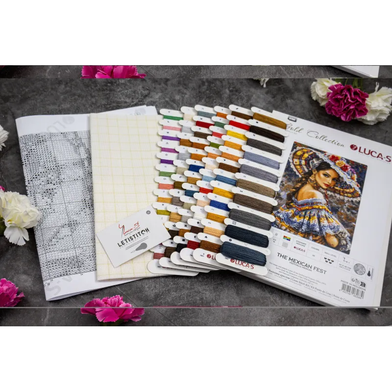 Kreuzstich-Set "Das mexikanische Fest" 30x40cm SB706