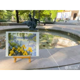 Kreuzstich-Set "Verzauberter Teich" 28x34 SK263