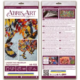 Main Bead Embroidery Kit - Under the viburnum (Deco Scenes) 23x26 cm AAB-922