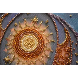 Main Bead Embroidery Kit - Air adventures (Deco Scenes) 28x28 cm AAB-923