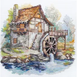 Kryželiu siuvinėjimo rinkiniai - Vandens simfonija (Deco Scenes) 22x22 cm AAH-237