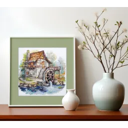 Kryželiu siuvinėjimo rinkiniai - Vandens simfonija (Deco Scenes) 22x22 cm AAH-237