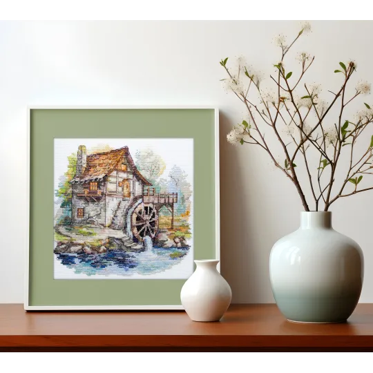 Наборы для вышивания крестиком - Симфония воды (Deco Scenes) 22x22 cm AAH-237