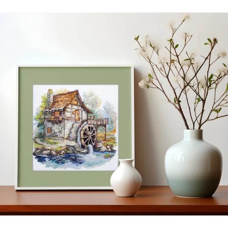 Наборы для вышивания крестиком - Симфония воды (Deco Scenes) 22x22 cm AAH-237