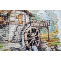 Kits de point de croix - Symphonie d'eau (Scènes Déco) 22x22 cm AAH-237