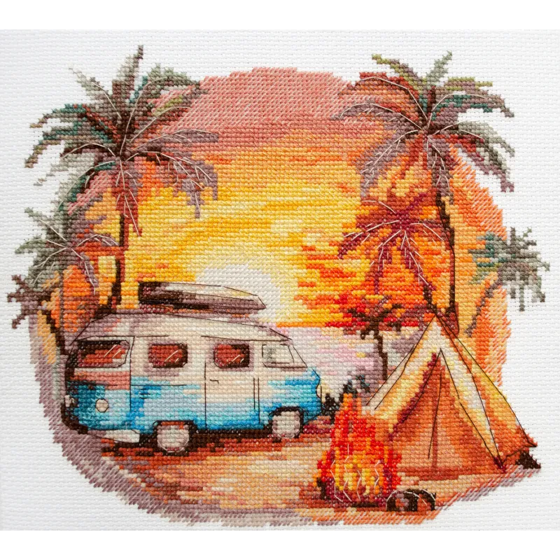 Cross-stitch kits - Beach adventures AAH-241