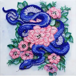 Vidutinio dydžio karoliukų siuvinėjimo rinkinys - Gamtos apkabinimas (Dekoro scenos) 20x20 cm AAMB-110