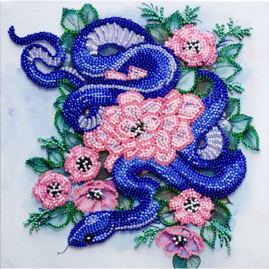 Mid-sized bead embroidery kit - Embrace of nature AAMB-110