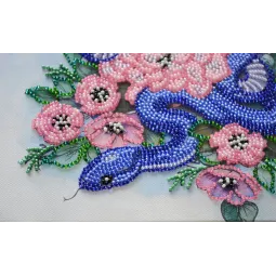 Vidutinio dydžio karoliukų siuvinėjimo rinkinys - Gamtos apkabinimas (Dekoro scenos) 20x20 cm AAMB-110