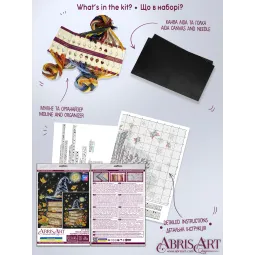 Kryželių siuvinėjimo rinkiniai Magic pages (Deco Scenes) 18x26 cm AAH-240