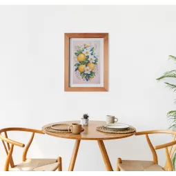 Kits de point de croix Ambiance citron (Décors Scènes) 14x21 cm AAH-246