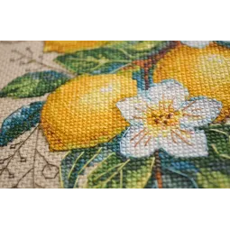 Kreuzstich-Sets Zitronenstimmung (Dekoszenen) 14x21 cm AAH-246