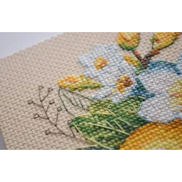 Kits de point de croix Ambiance citron (Décors Scènes) 14x21 cm AAH-246