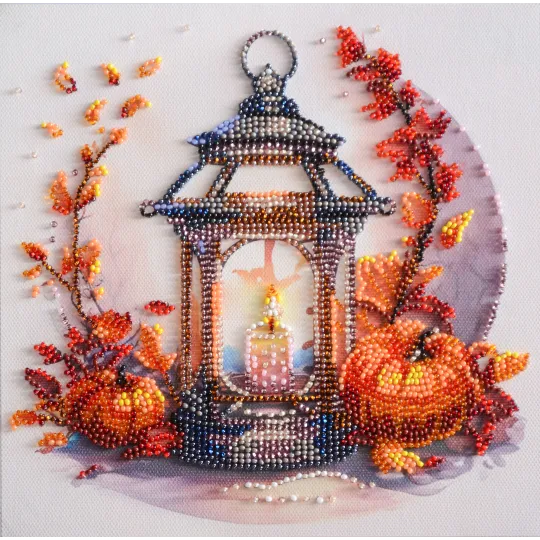 Набор для вышивания бисером среднего размера - Осенний свет (Deco Scenes) 20x20 cm AAMB-109