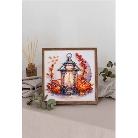 Набор для вышивания бисером среднего размера - Осенний свет (Deco Scenes) 20x20 cm AAMB-109