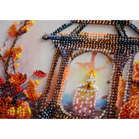 Набор для вышивания бисером среднего размера - Осенний свет (Deco Scenes) 20x20 cm AAMB-109