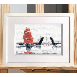 Kryželiu siuvinėjimo rinkinys „Eskizai - 3“ S1625