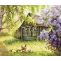 Cross stitch kit "At Granny's" SANU-08