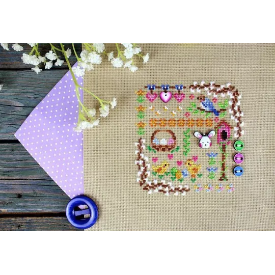 Cross stitch kit "Mini Sampler. Easter Magic" SNV-941