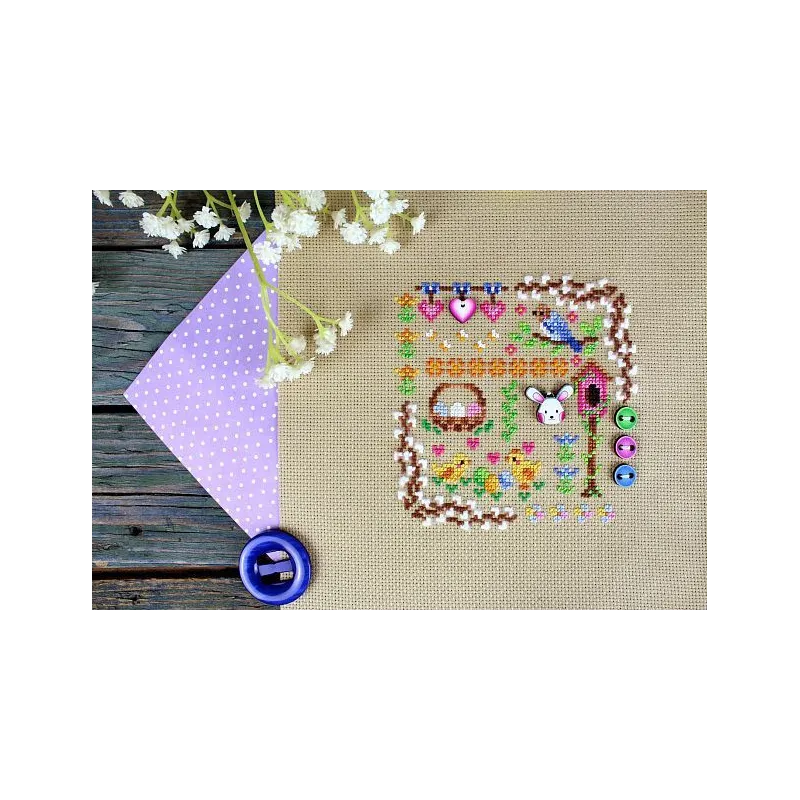 Cross stitch kit "Mini Sampler. Easter Magic" SNV-941