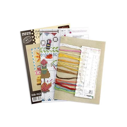 Cross stitch kit "Mini Sampler. Pancake Week" SNV-943