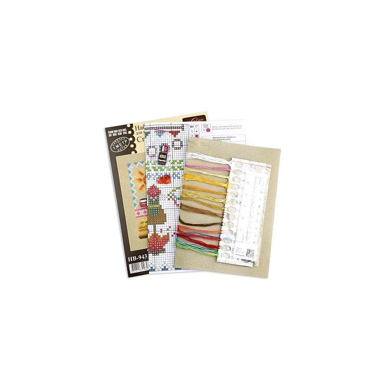 Cross stitch kit "Mini Sampler. Pancake Week" SNV-943