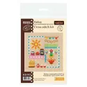 Cross stitch kit "Mini Sampler. Pancake Week" SNV-943