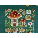 Cross stitch kit "Mini Sampler. Fly Agaric House" SNV-944