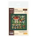 Cross stitch kit "Mini Sampler. Fly Agaric House" SNV-944