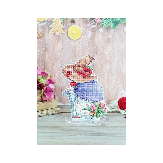 Cross stitch kit "Auntie with Roses" SR-1145