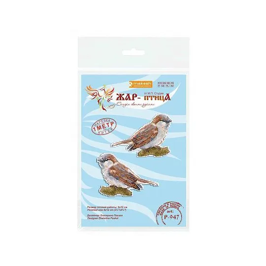 Cross stitch kit "Sweet little sparrow" SR-947